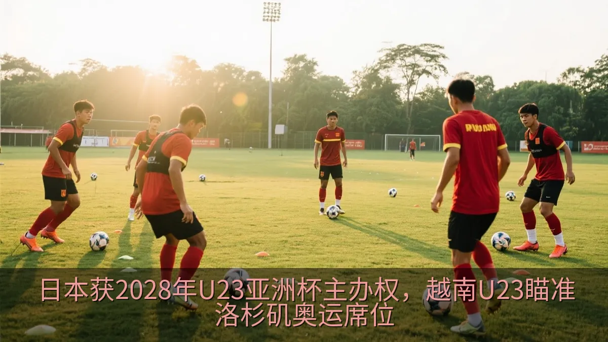 越南U23队进行赛前训练