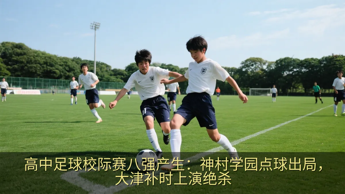 高中足球校际赛八强产生：神村学园点球出局，大津补时上演绝杀